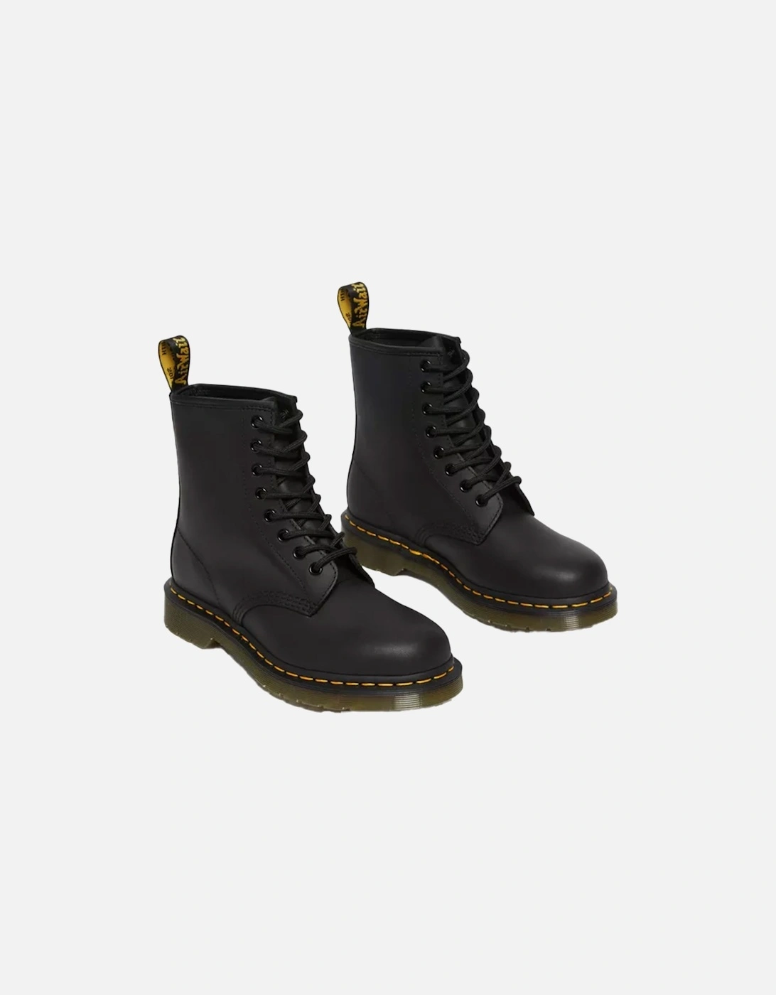 Dr. Martens Womens 1460 Greasy Leather Boots (Black)
