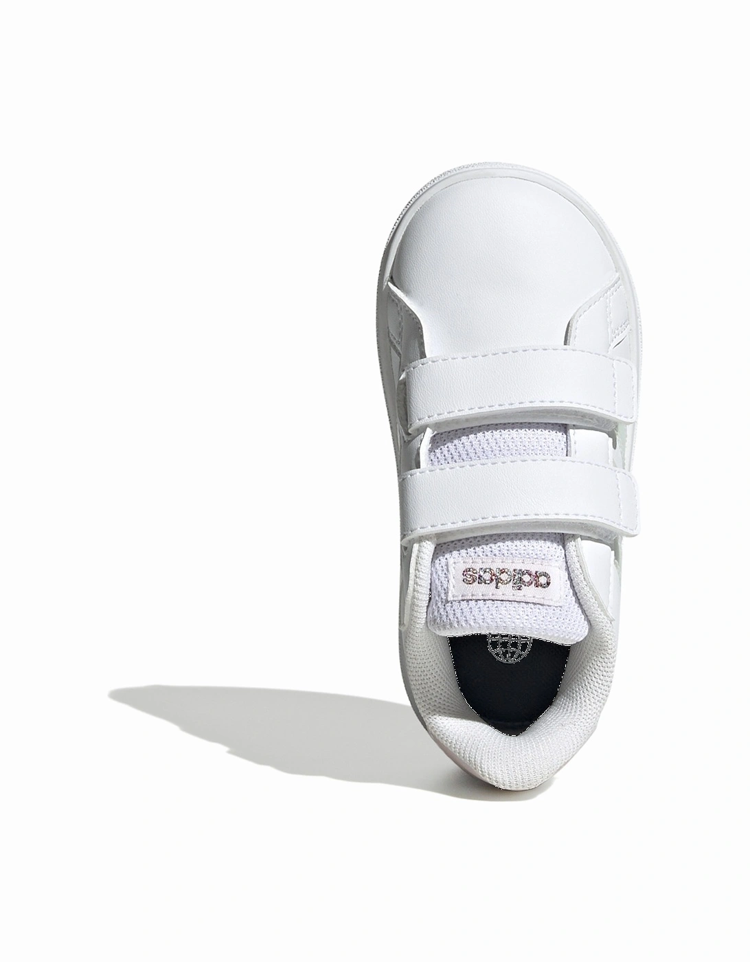 Infants Gran Court 2.0 CF Trainers (White/Silver)