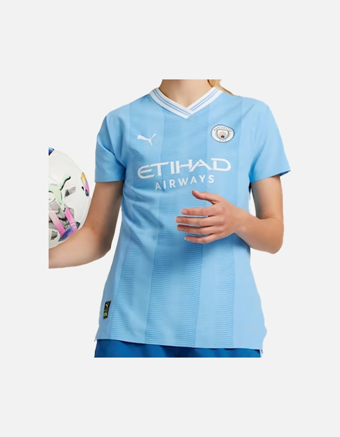 Womens Manchester City Home Shirt 2023/24 (Blue)