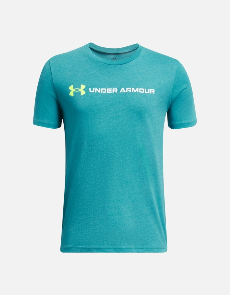 Youths Team Issue Wordmark T-Shirt (Teal)
