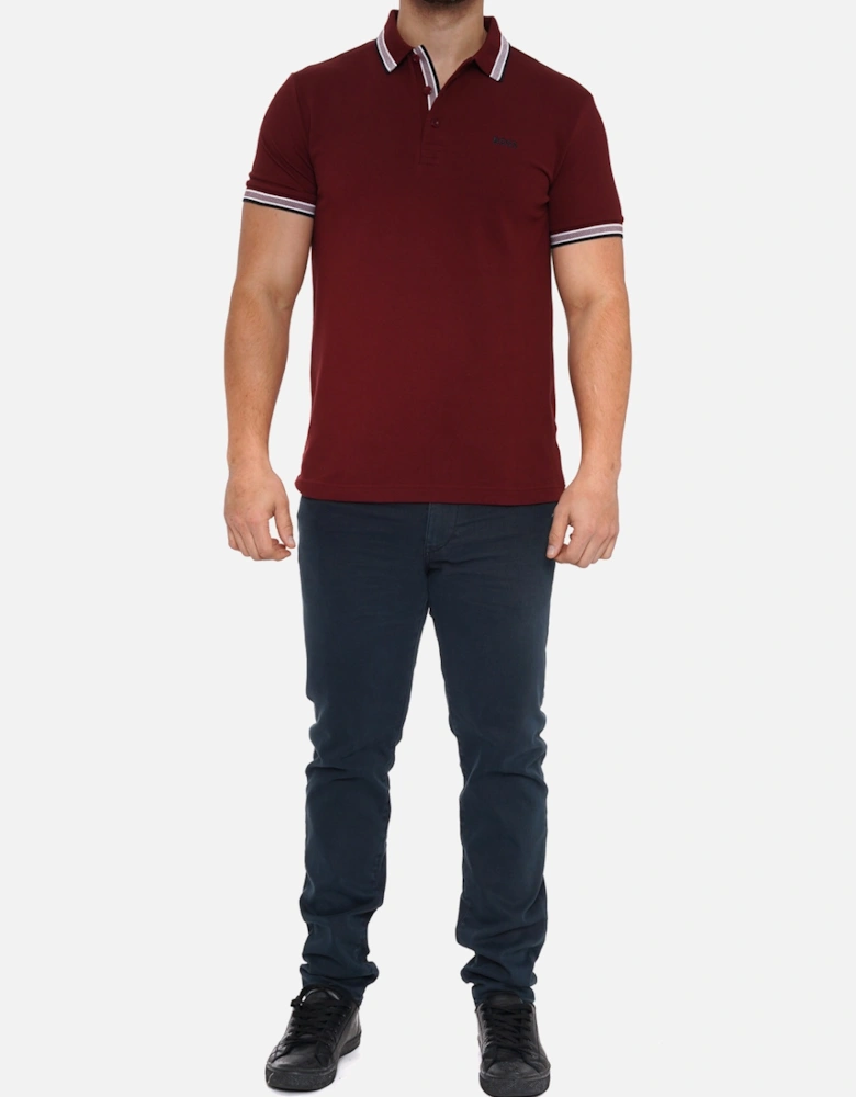 Boss Mens Paddy 1 Polo Shirt (Bordeux)