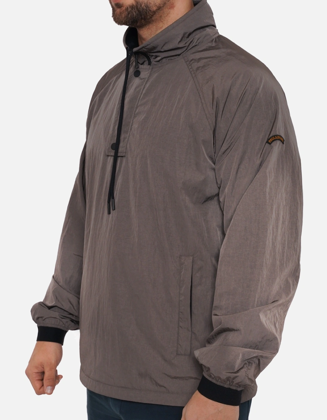 Mens Overhead Zip Neck Jacket (Anthracite)