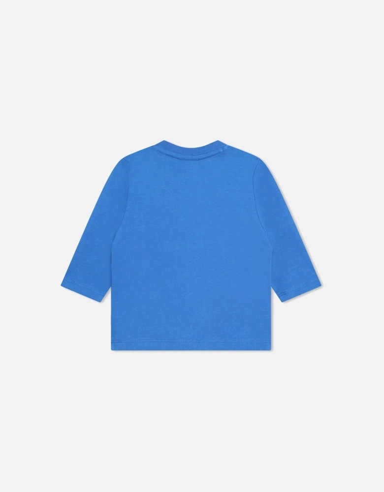 Infants Long Sleeve T-Shirt (Blue)