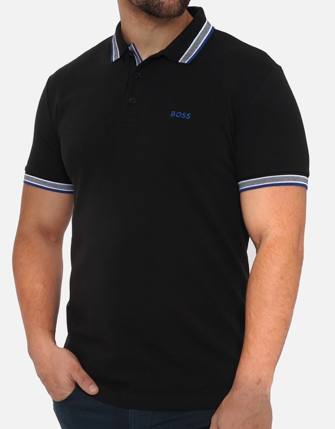 Boss Mens Paddy 1 Polo Shirt (Black)