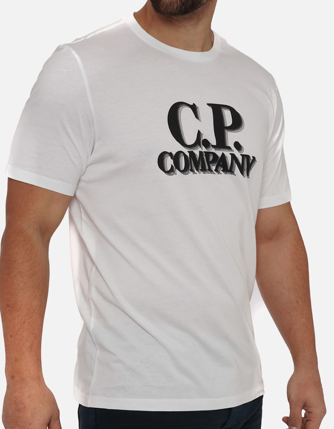 C.P. Company Mens Logo T-Shirt (White)