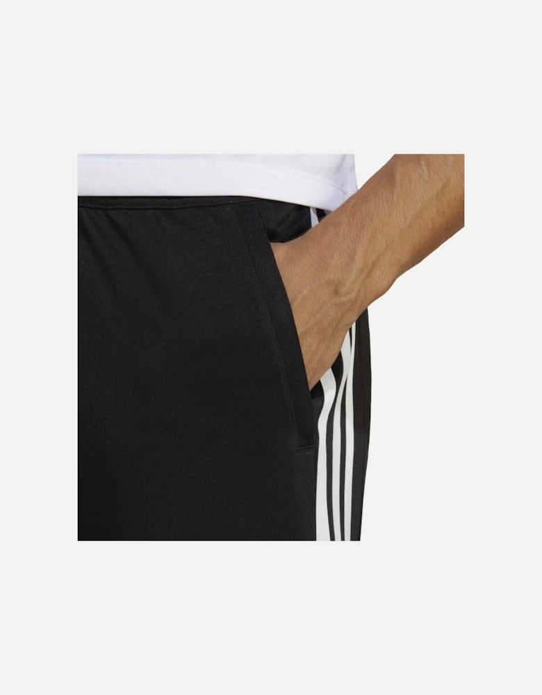 Mens Training Essential 3-Stripe Joggers (Black)