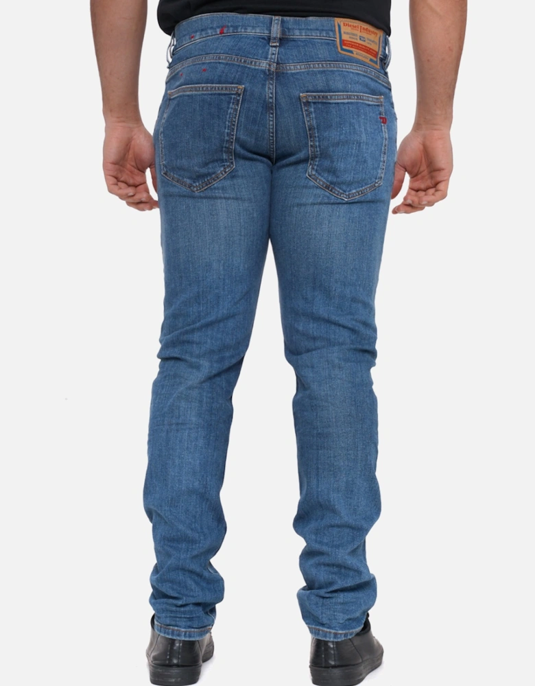 Mens D-Strukt Slim Fit Jeans (Blue)