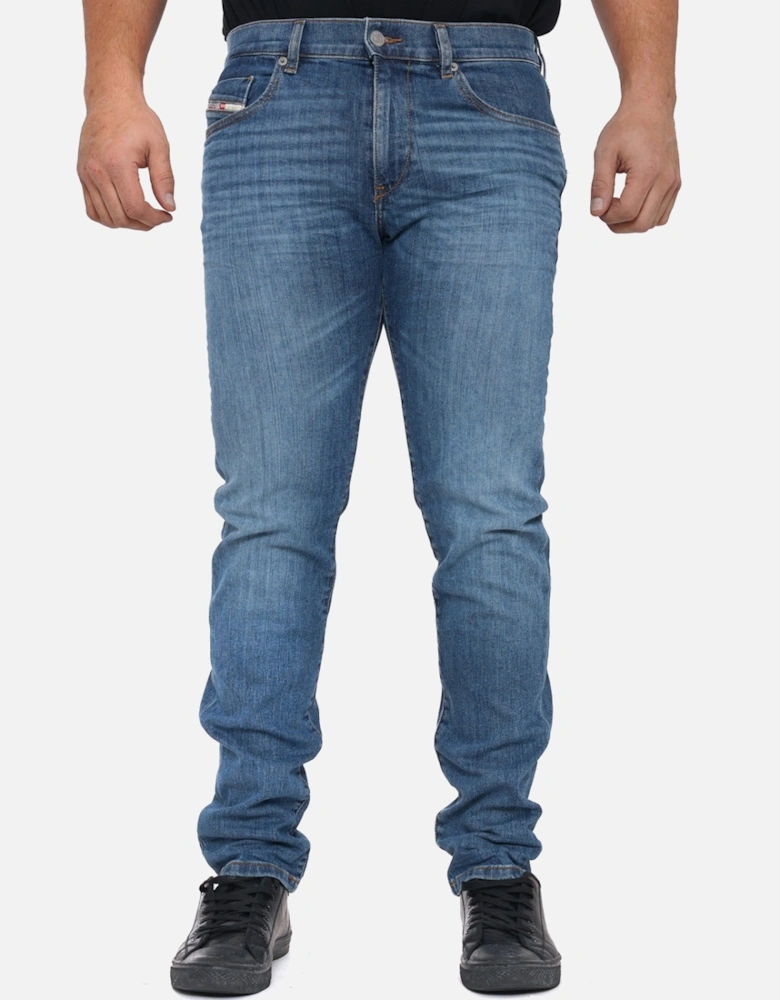 Mens D-Strukt Slim Fit Jeans (Blue)