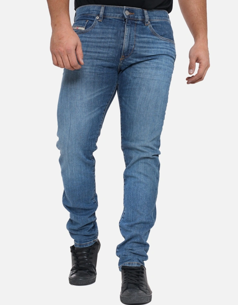 Mens D-Strukt Slim Fit Jeans (Blue)