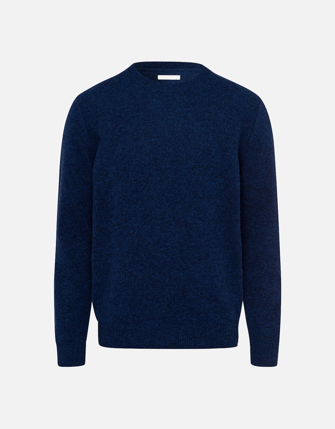 Mens Crew Neck Knit Sweatshirt (Blue), 6 of 5