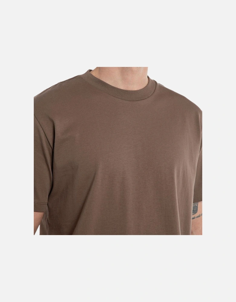 Mens Shoulder Logo T-Shirt (Brown)
