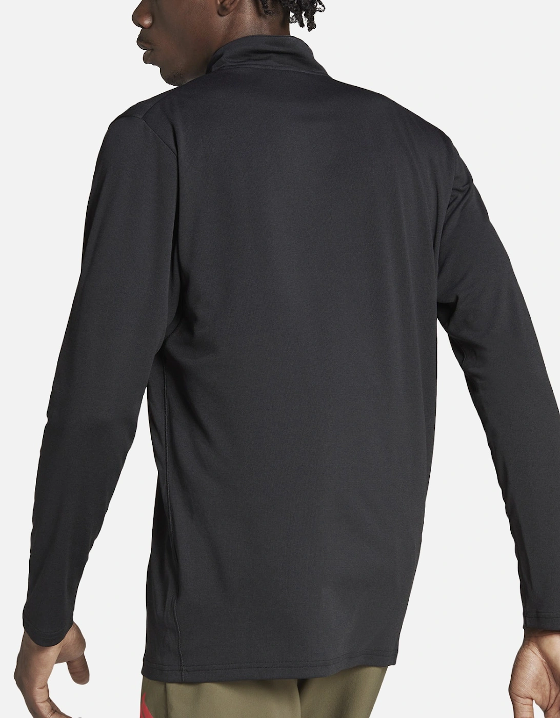 Mens Training Essential ½ Zip Jacket (Black)