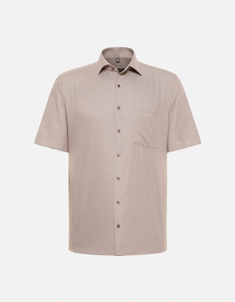 Mens 8204 Short Sleeve Shirt (Tan)