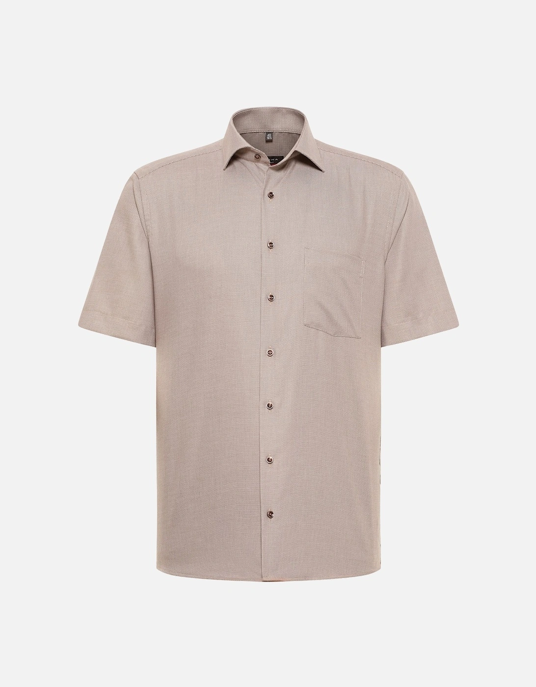 Mens 8204 Short Sleeve Shirt (Tan), 7 of 6