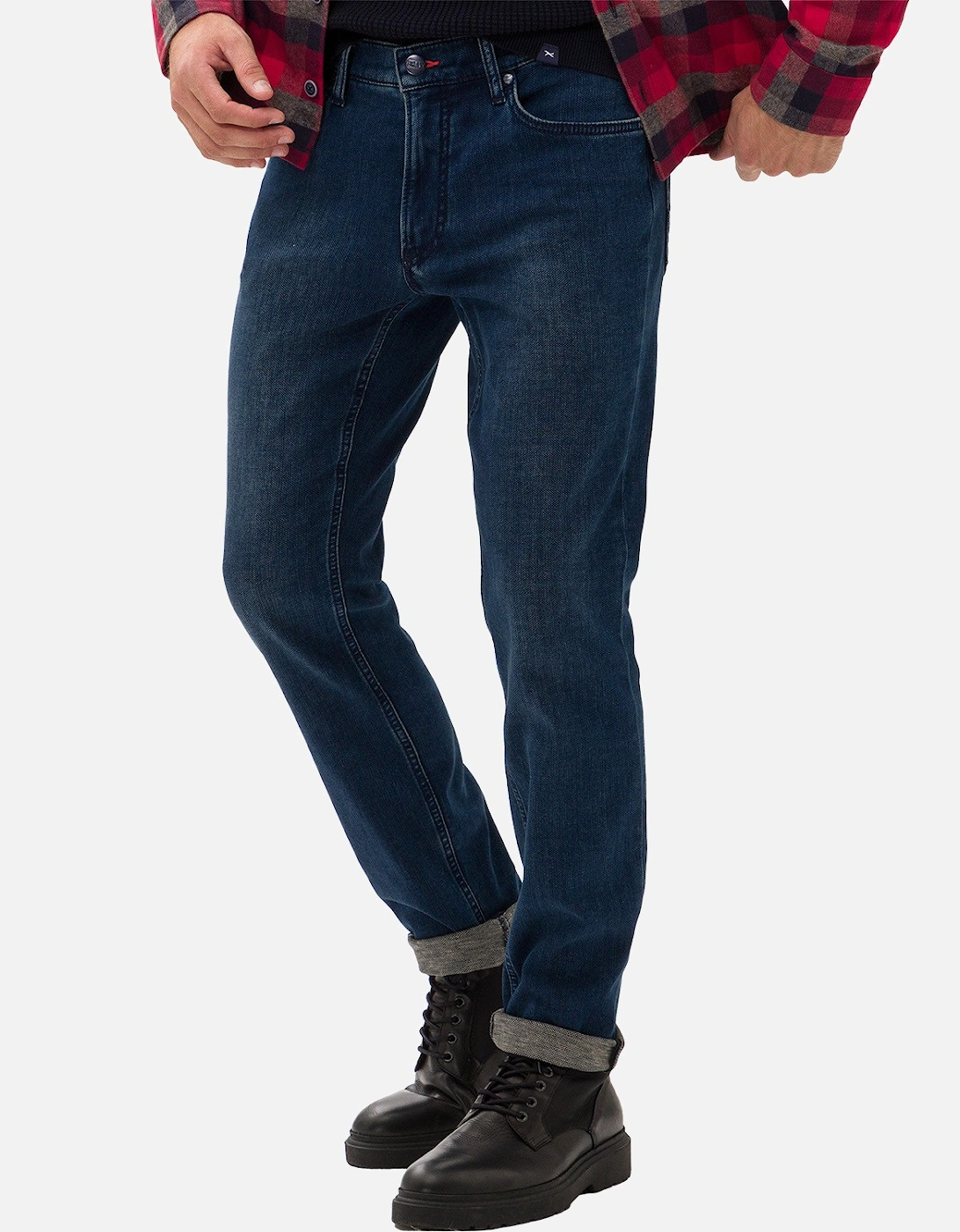 Mens Chuck Modern Hi-Flex Jeans (Blue)