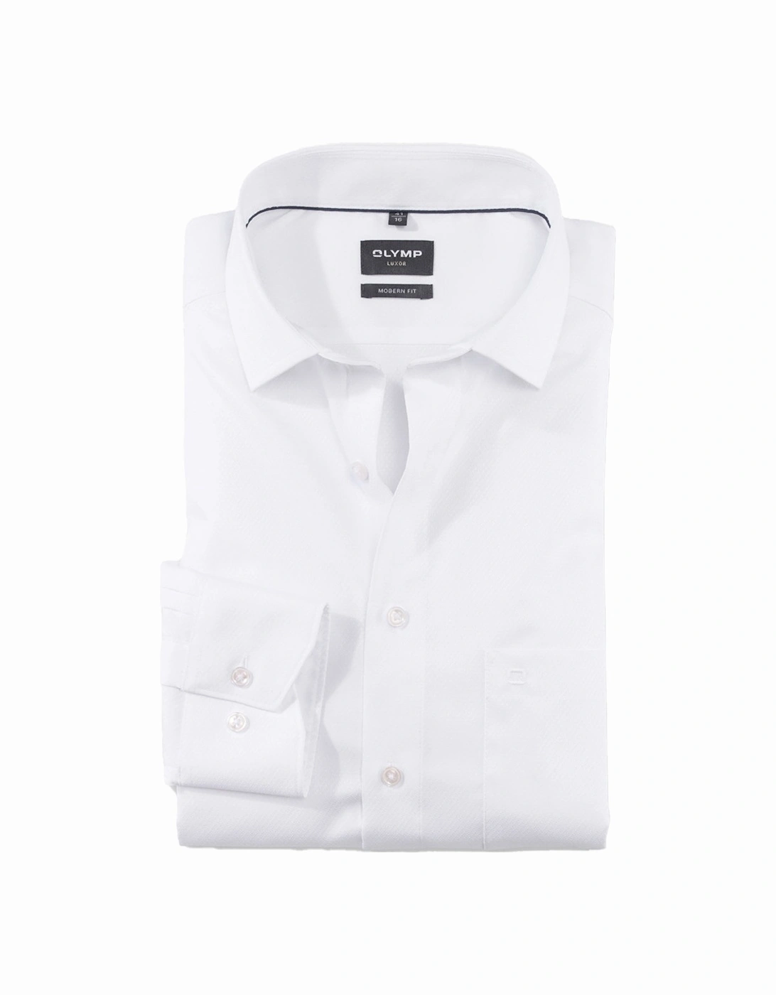 Mens Iridescent Pattern Business Shirt (White), 5 of 4