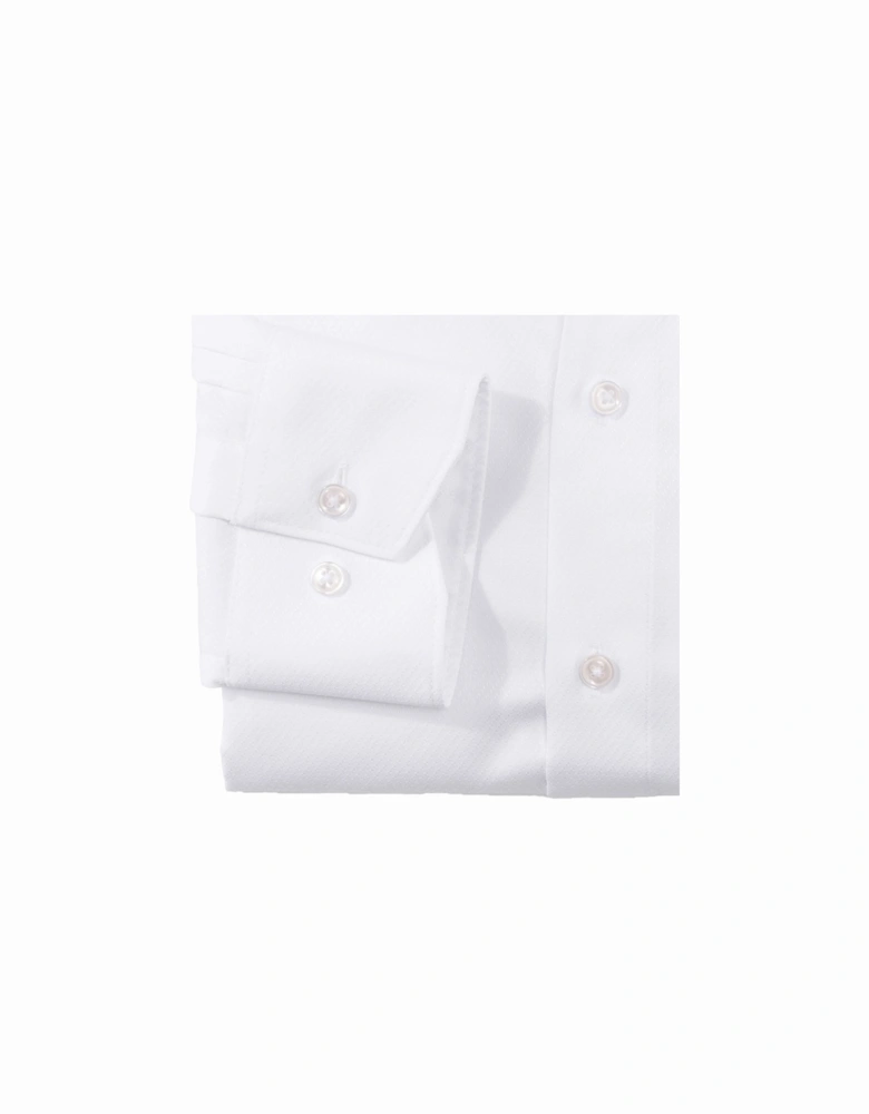 Mens Iridescent Pattern Business Shirt (White)