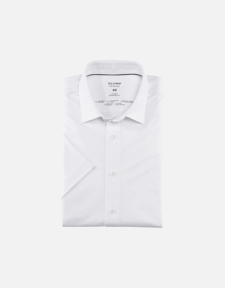 Mens Modern Fit Jersey S/S Shirt (White)