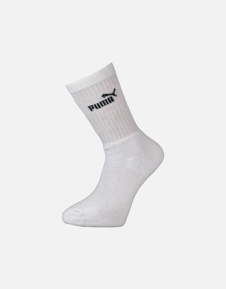 Crew Socks 3 Pack (White)