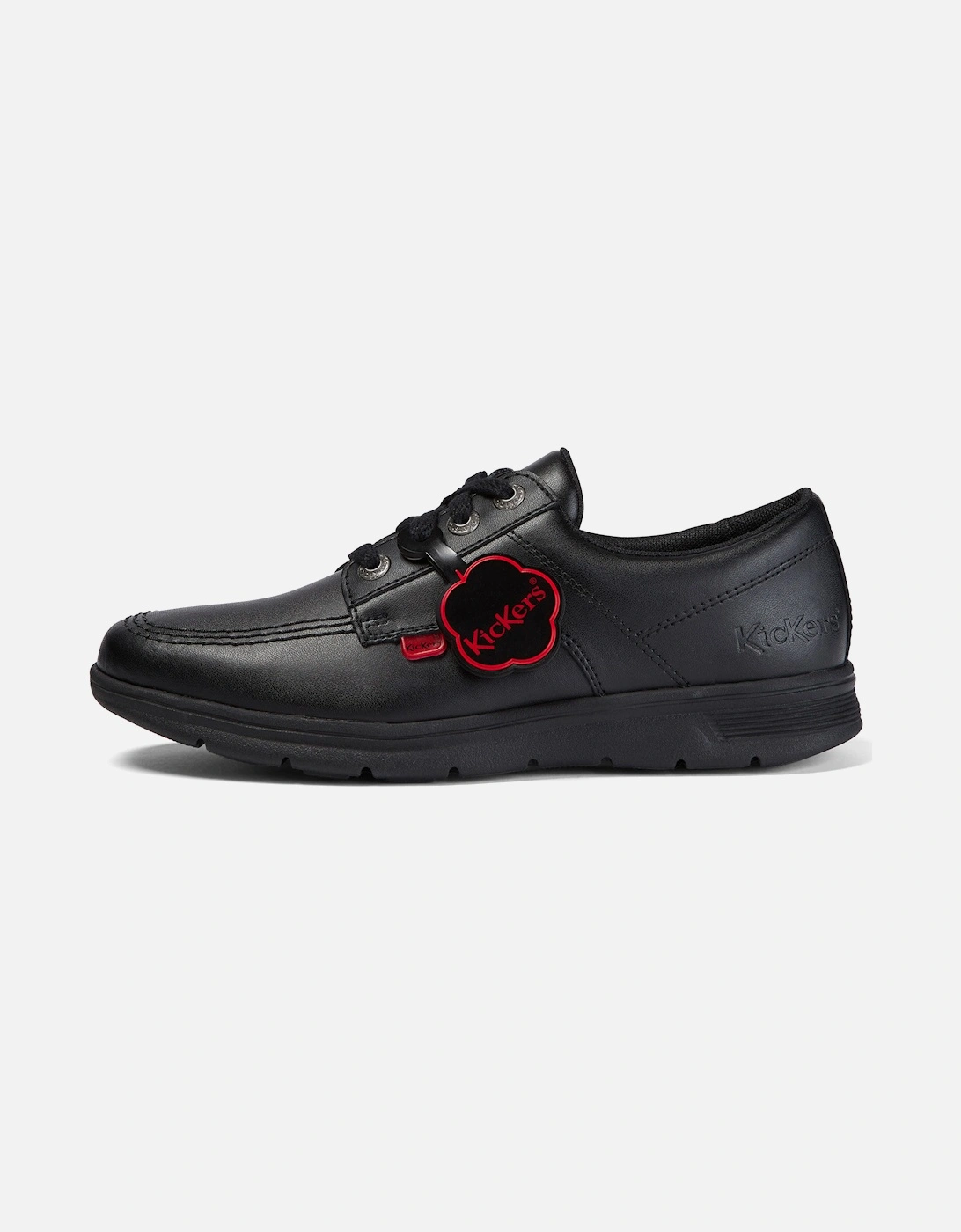 Mens Kelland Lace Lo Leather Shoes (Black)