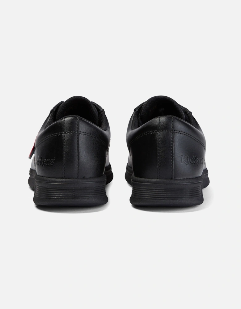 Mens Kelland Lace Lo Leather Shoes (Black)