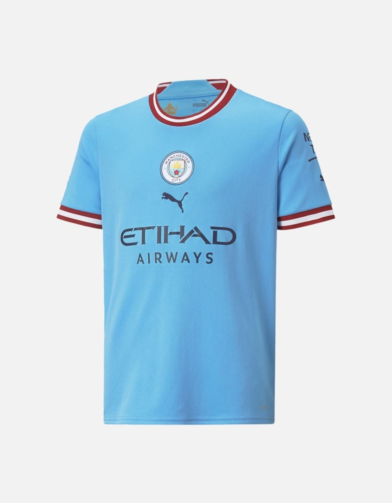 Juniors Man City Home 22/23 Shirt (Blue)