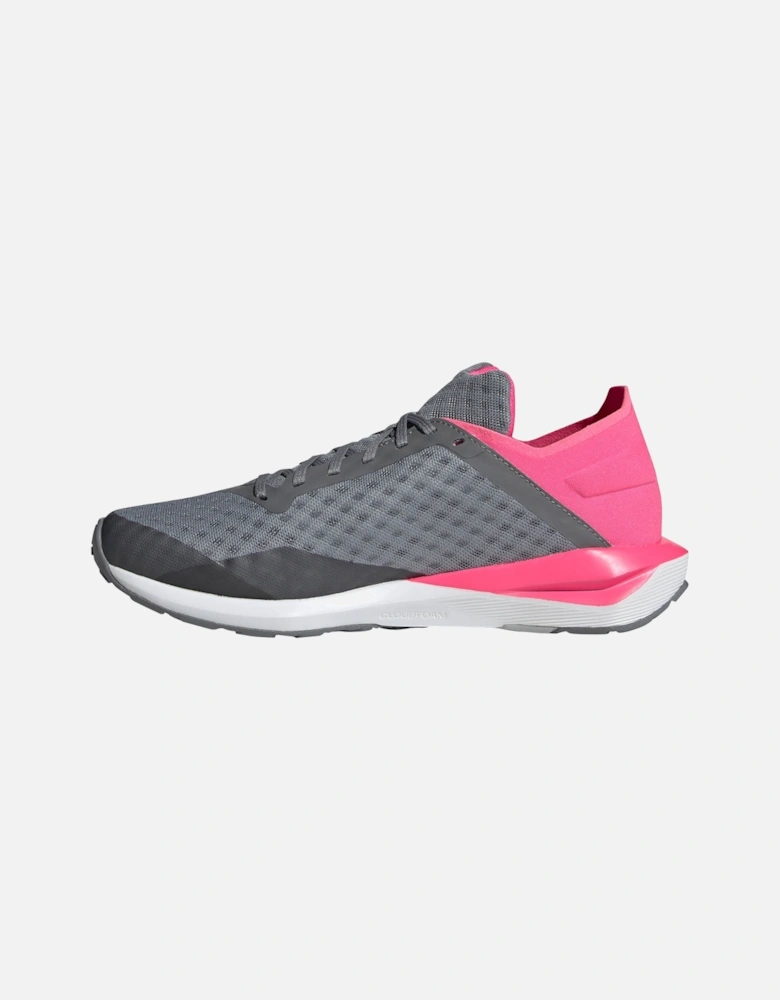 Youths Faito Trainers (Grey/Pink)