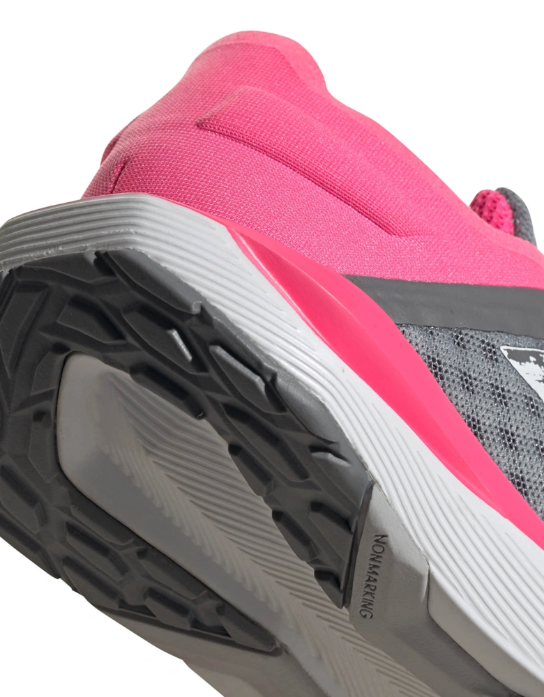 Youths Faito Trainers (Grey/Pink)