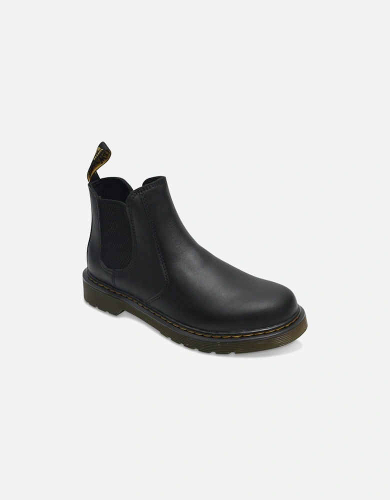 DR. Martens Youths 2976 Smooth Chelsea Boots (Black)