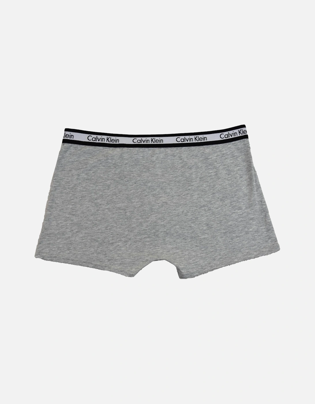 Juniors Narrow Waistband 2 Pack Boxer Shorts (Grey/Black)