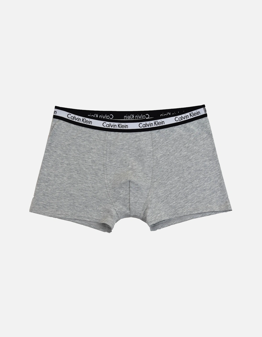 Juniors Narrow Waistband 2 Pack Boxer Shorts (Grey/Black)