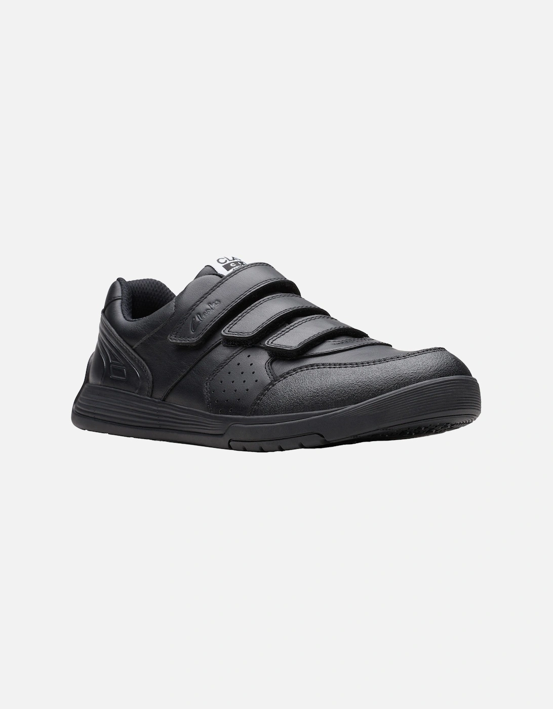 Youths Cica Star School Shoes (Black)