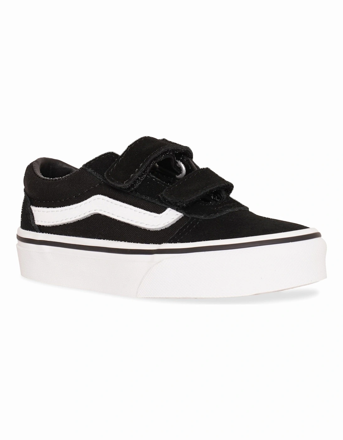 Ward Youths Suede Trainers (Black White), 8 of 7