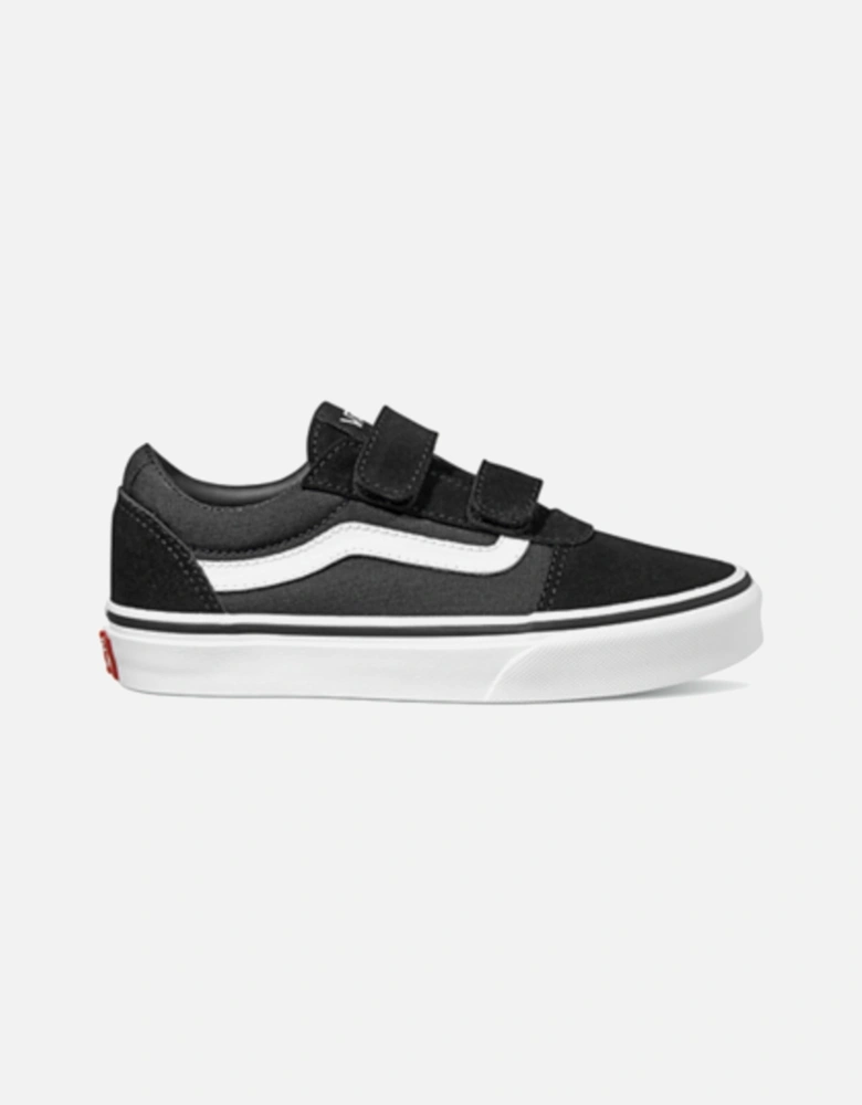 Ward Youths Suede Trainers (Black White)