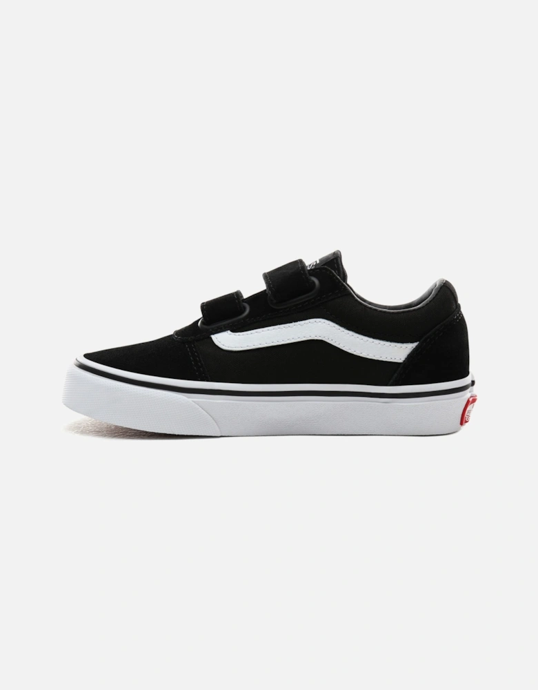 Ward Youths Suede Trainers (Black White)