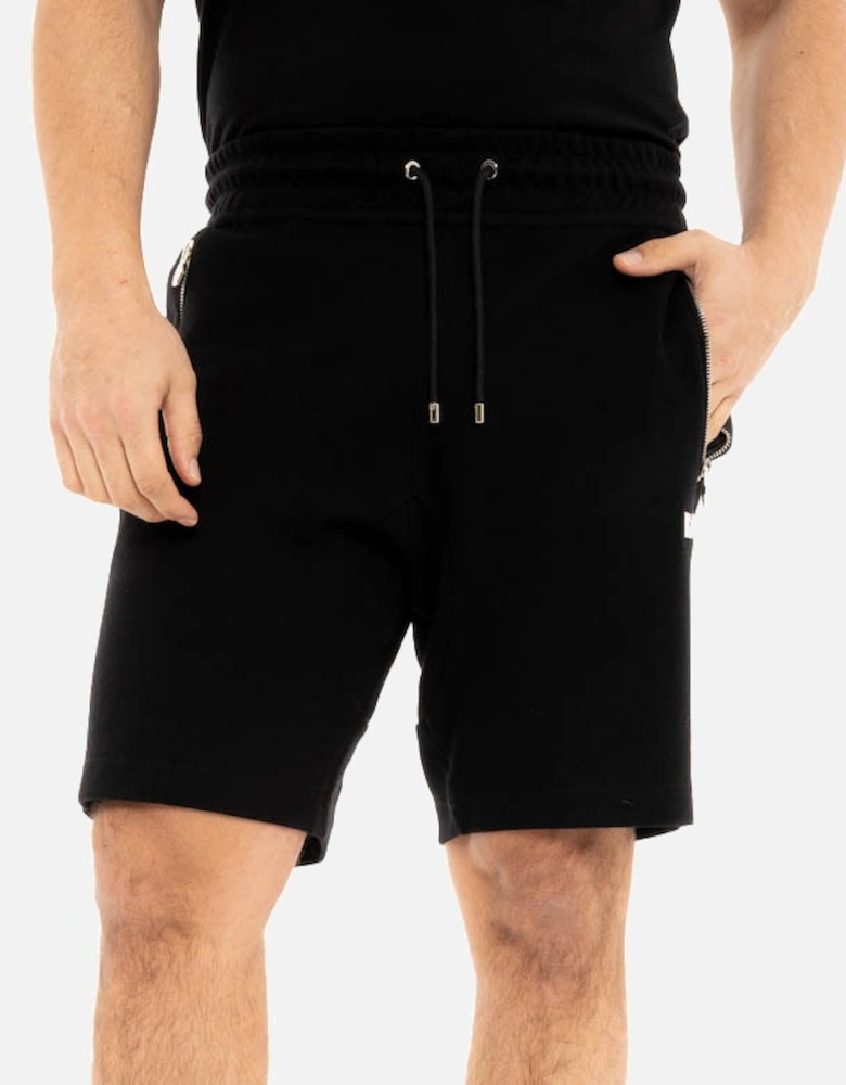 Mens Q-Series Sweat Shorts (Black)