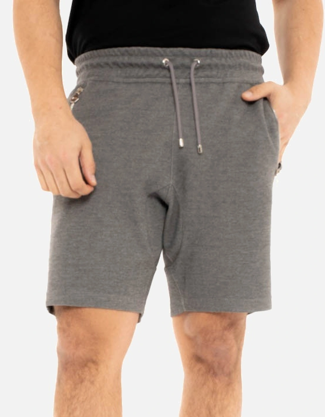 Mens Q-Series Sweat Shorts (Dark Grey), 3 of 2