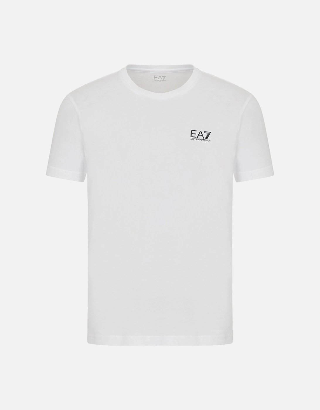 Mens Small Logo T-Shirt (White), 8 of 7