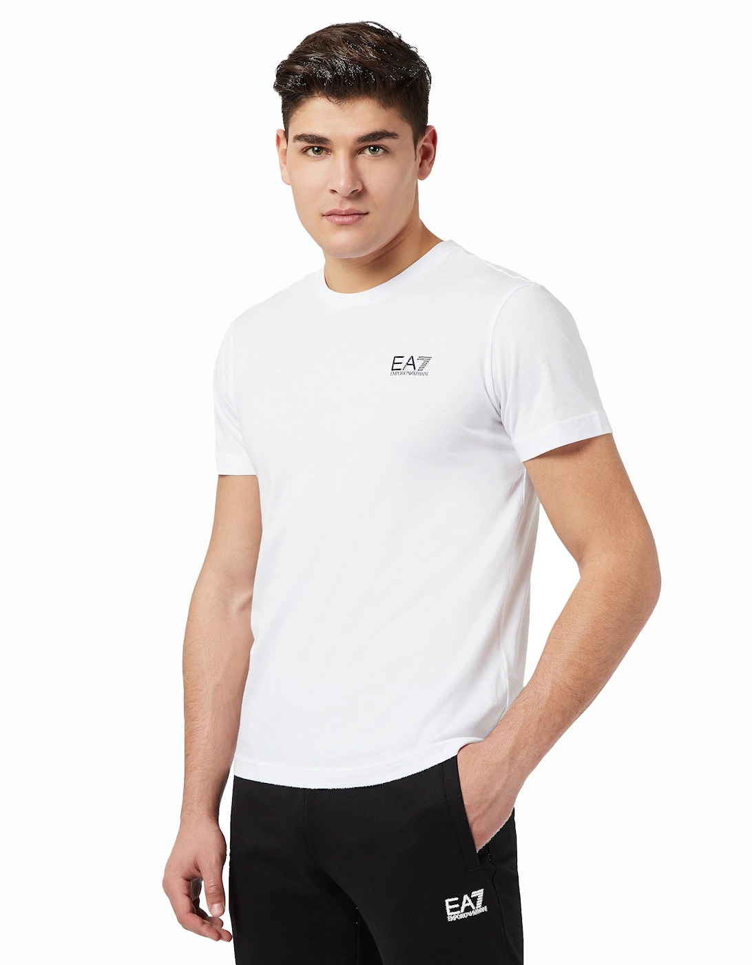 Mens Small Logo T-Shirt (White)