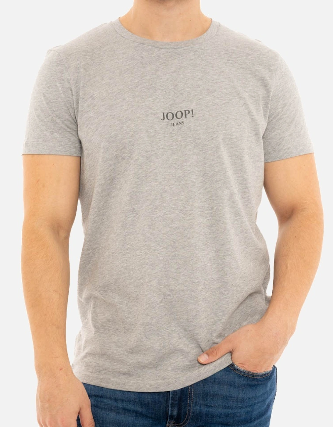 JOOP Mens Small Logo T-Shirt (Grey), 4 of 3