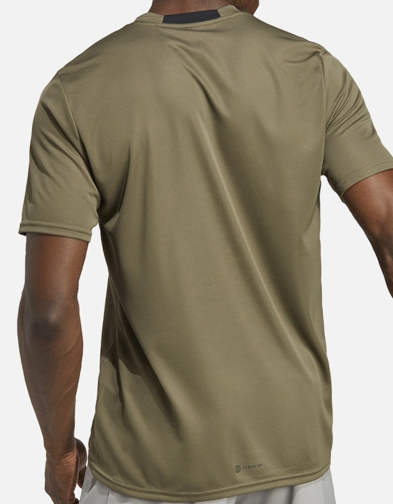 Mens D4M Training T-Shirt (Olive)