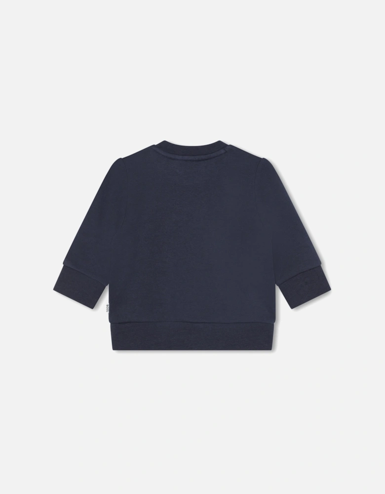 Infants Speed Blur Logo Sweatshirt (Navy)