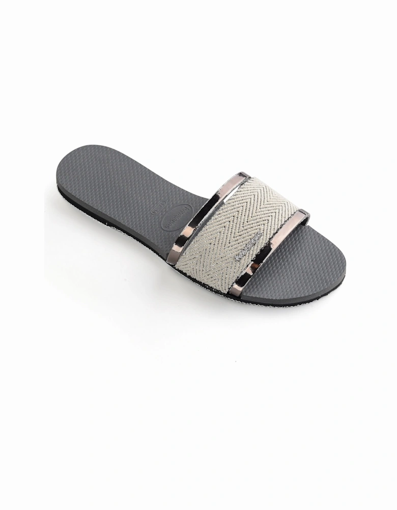Womens You Trancoso Premium Slides (Grey)