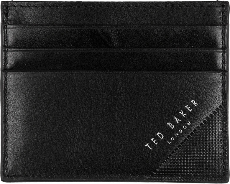 Rifle Embossed Leather Cardholder (Black)