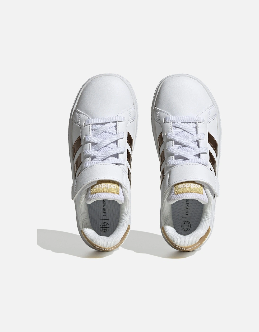 Junior Grand Court 2.0 EL Trainers (White/Gold)