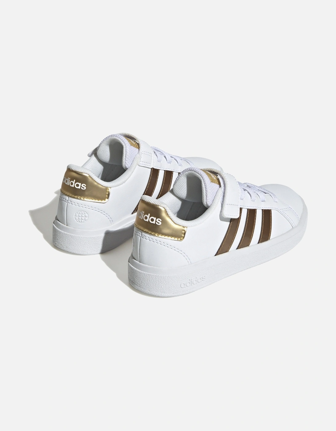 Junior Grand Court 2.0 EL Trainers (White/Gold)