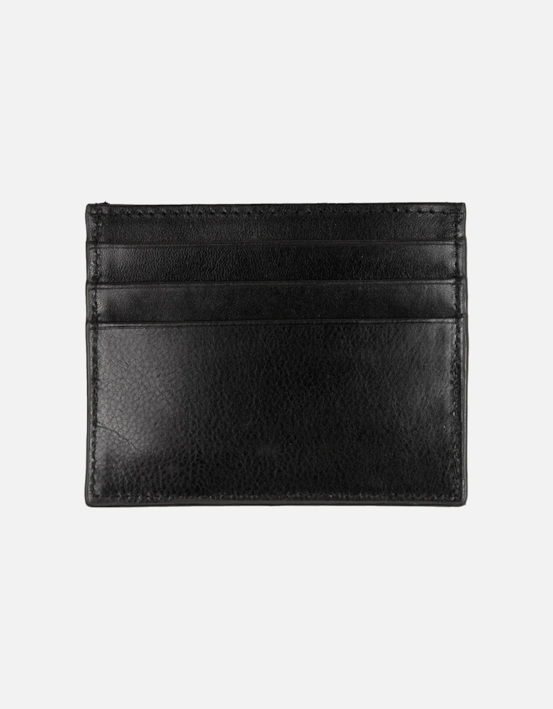 Rifle Embossed Leather Cardholder (Black)