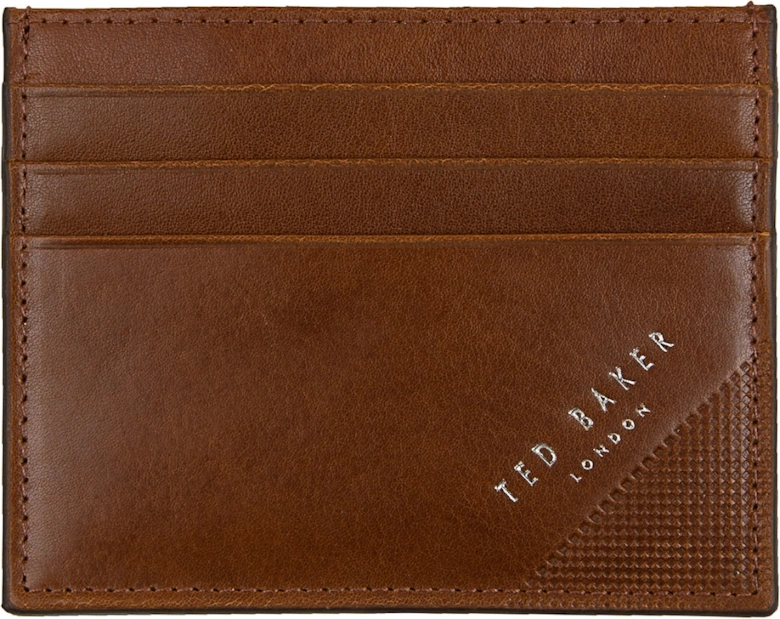 Rifle Embossed Leather Cardholder (Tan)