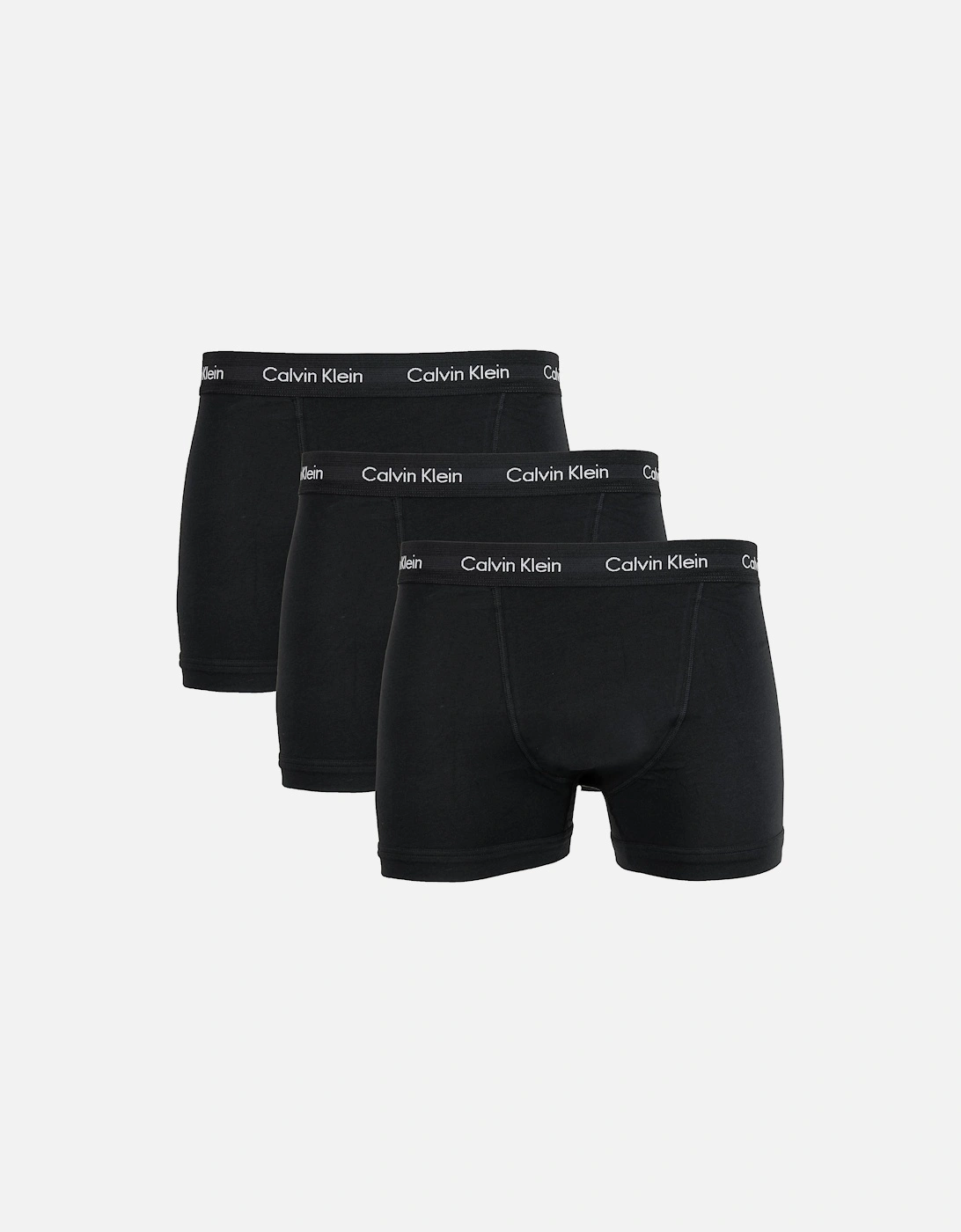 Mens 3 Pack Contrast Band Boxers (Black), 4 of 3