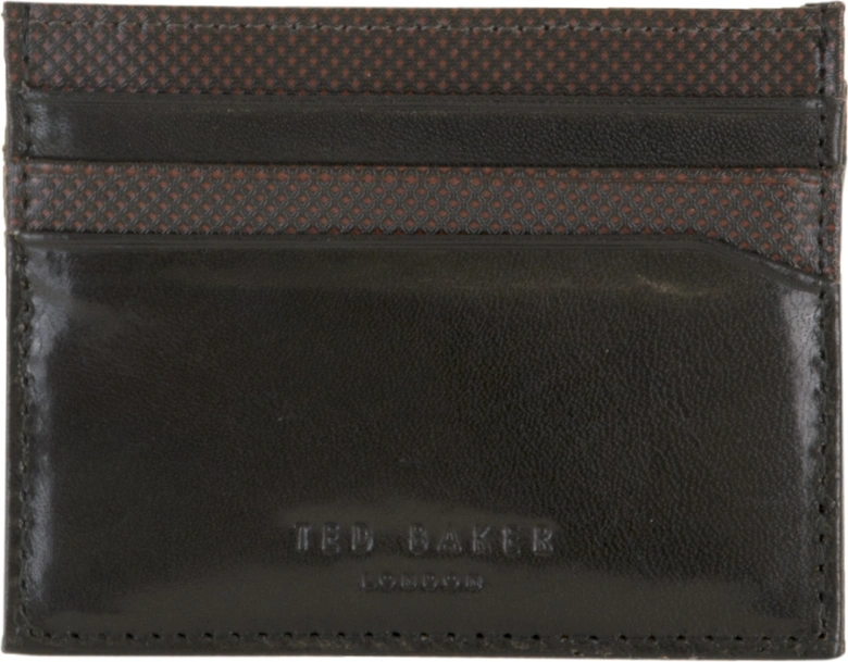 Mens Percar Leather Card Holder (Black)